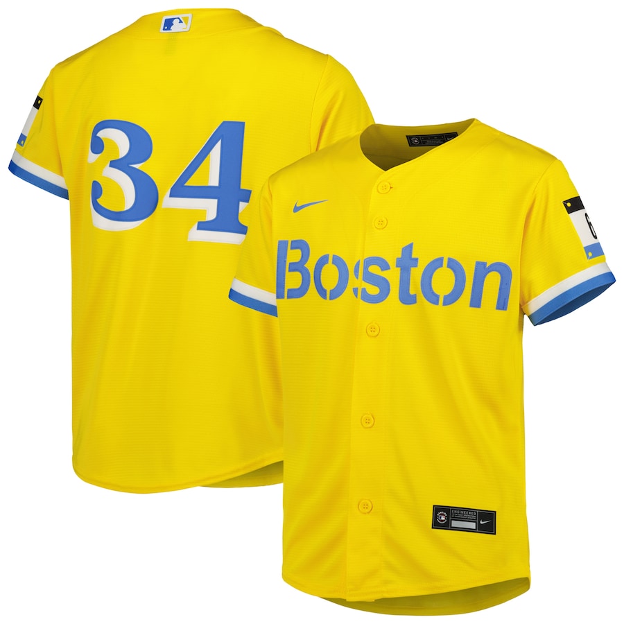 Youth Boston Red Sox David Ortiz Gold City Connect Replica Player Jersey