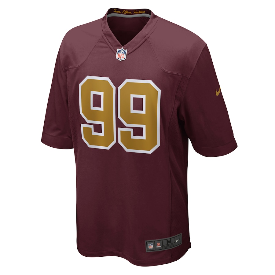 Mens Washington Football Team Chase Young Burgundy Alternate Game Jersey