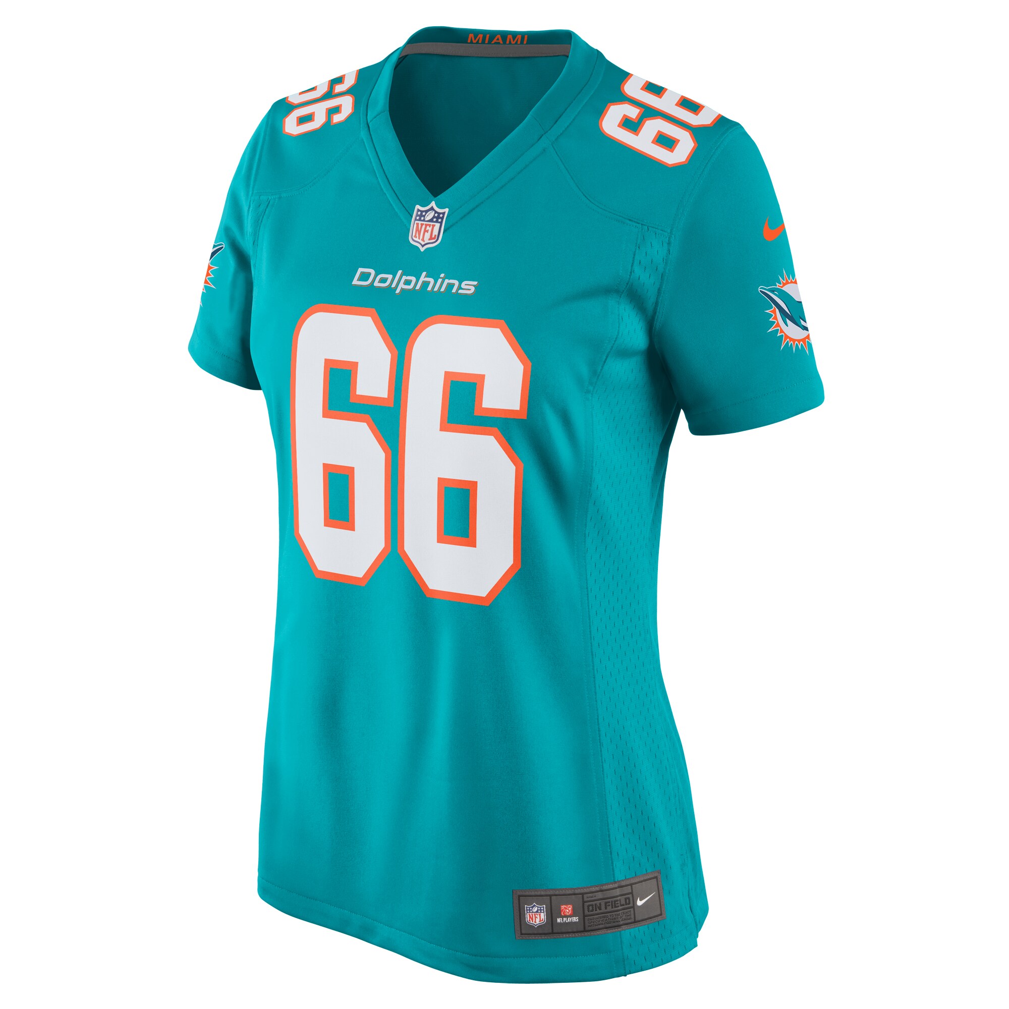 Lester Cotton Sr. Miami Dolphins Women's Home Game Player Jersey - Aqua