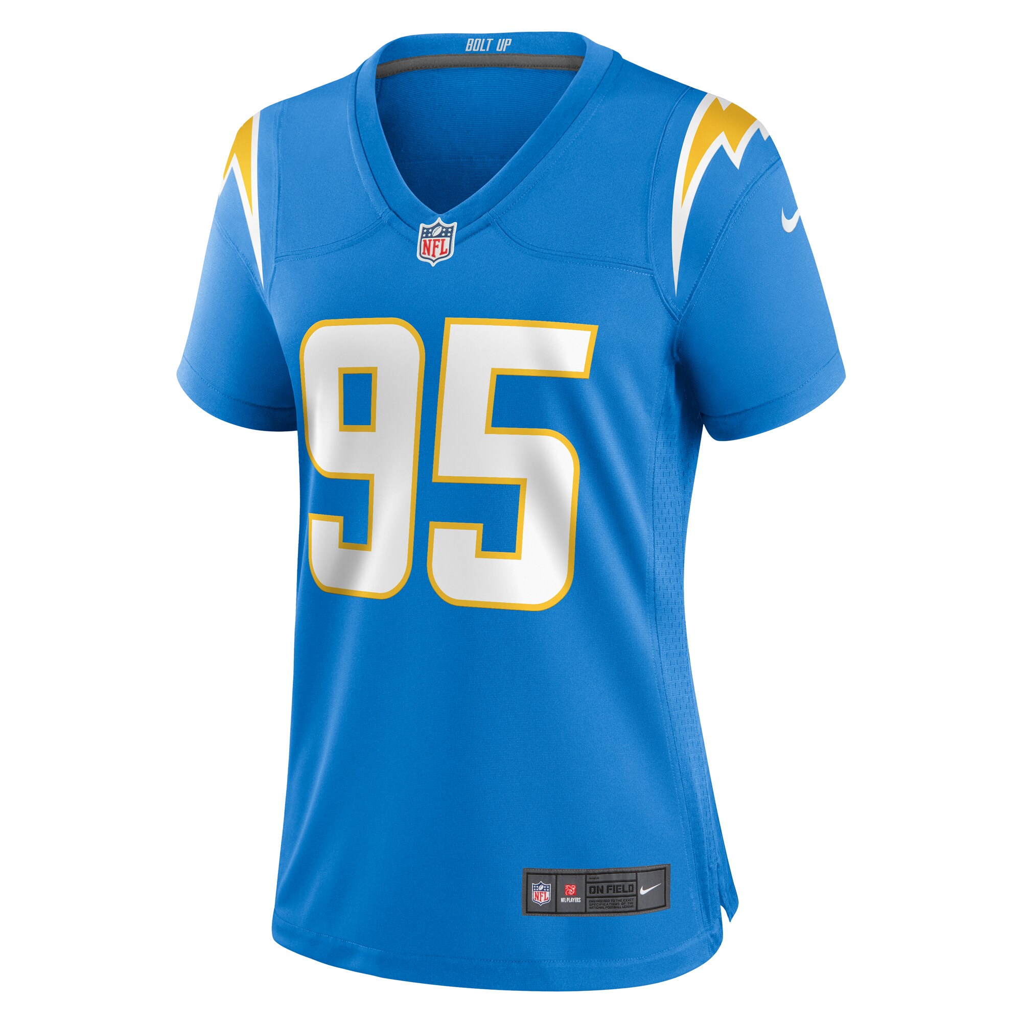 Nicholas Williams Los Angeles Chargers Women's Team Game Jersey - Powder Blue