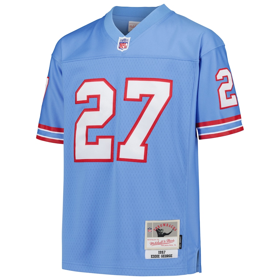Youth Houston Oilers Eddie George Light Blue Gridiron Classics 1997 Retired Player Legacy Jersey