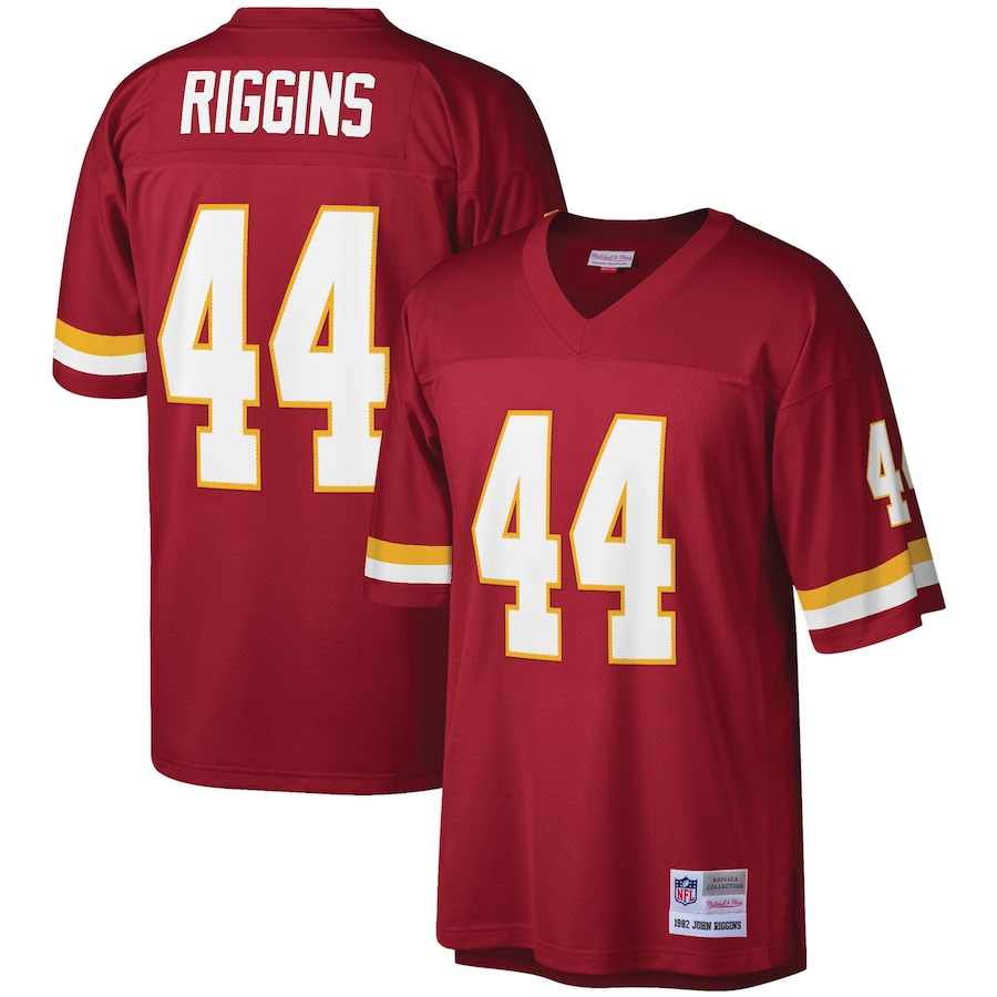 Mens Washington Football Team John Riggins Burgundy Legacy Replica Jersey