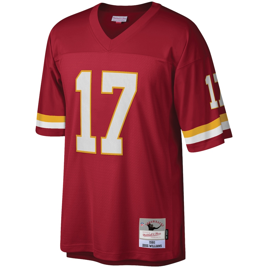 Mens Washington Football Team Doug Williams Burgundy Legacy Replica Jersey