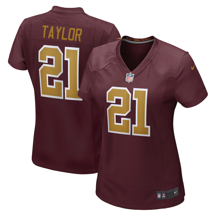 Womens Washington Football Team Sean Taylor Burgundy Game Retired Player Alternate Jersey