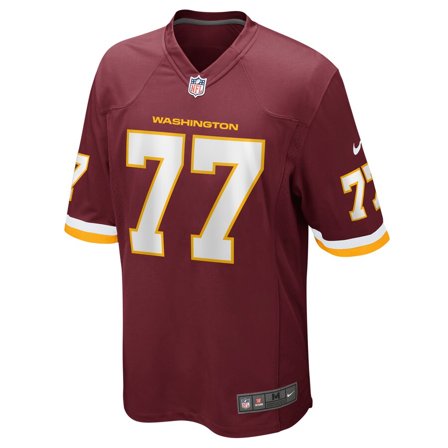 Mens Saahdiq Charles Washington Football Team Burgundy Game Player Jersey