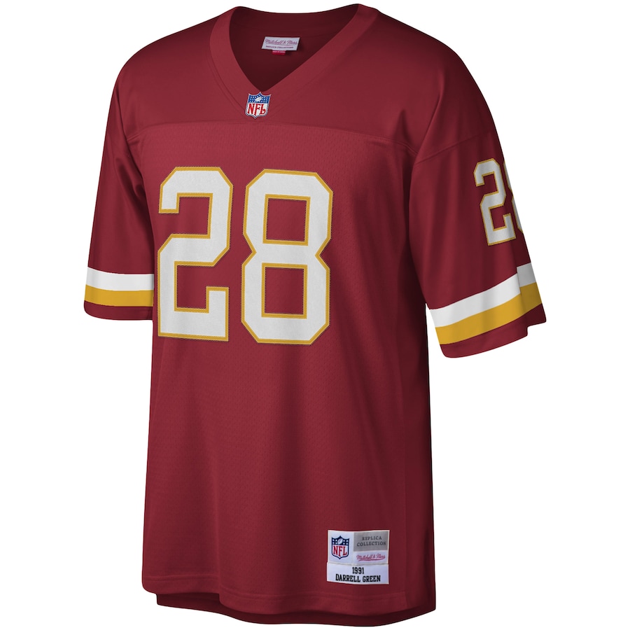 Mens Washington Football Team Darrell Green Burgundy Legacy Replica Jersey