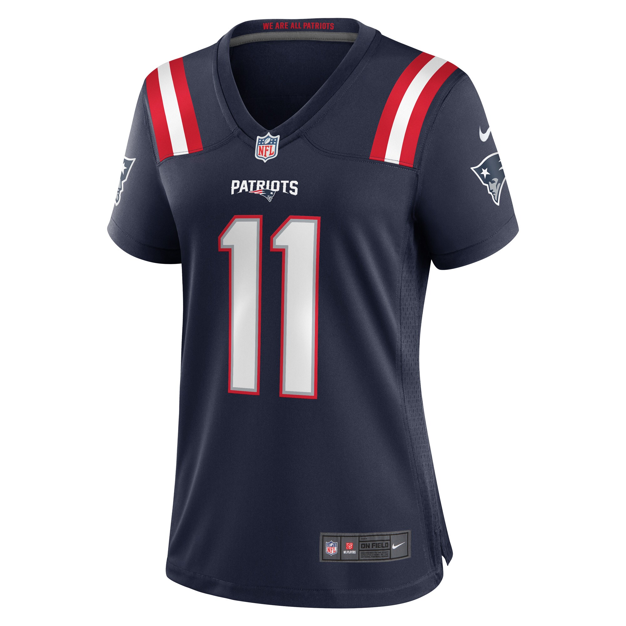 Tyquan Thornton New England Patriots Women's Game Player Jersey - Navy