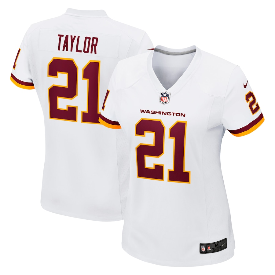 Womens Washington Football Team Sean Taylor White Retired Player Game Jersey