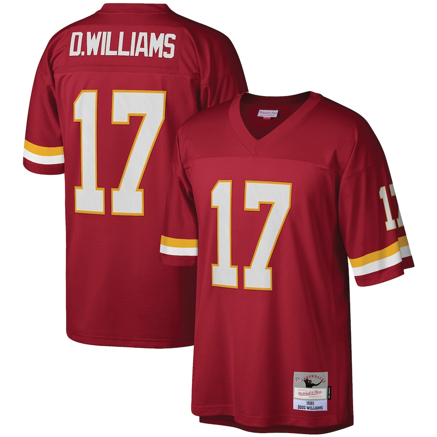 Mens Washington Football Team Doug Williams Burgundy Legacy Replica Jersey