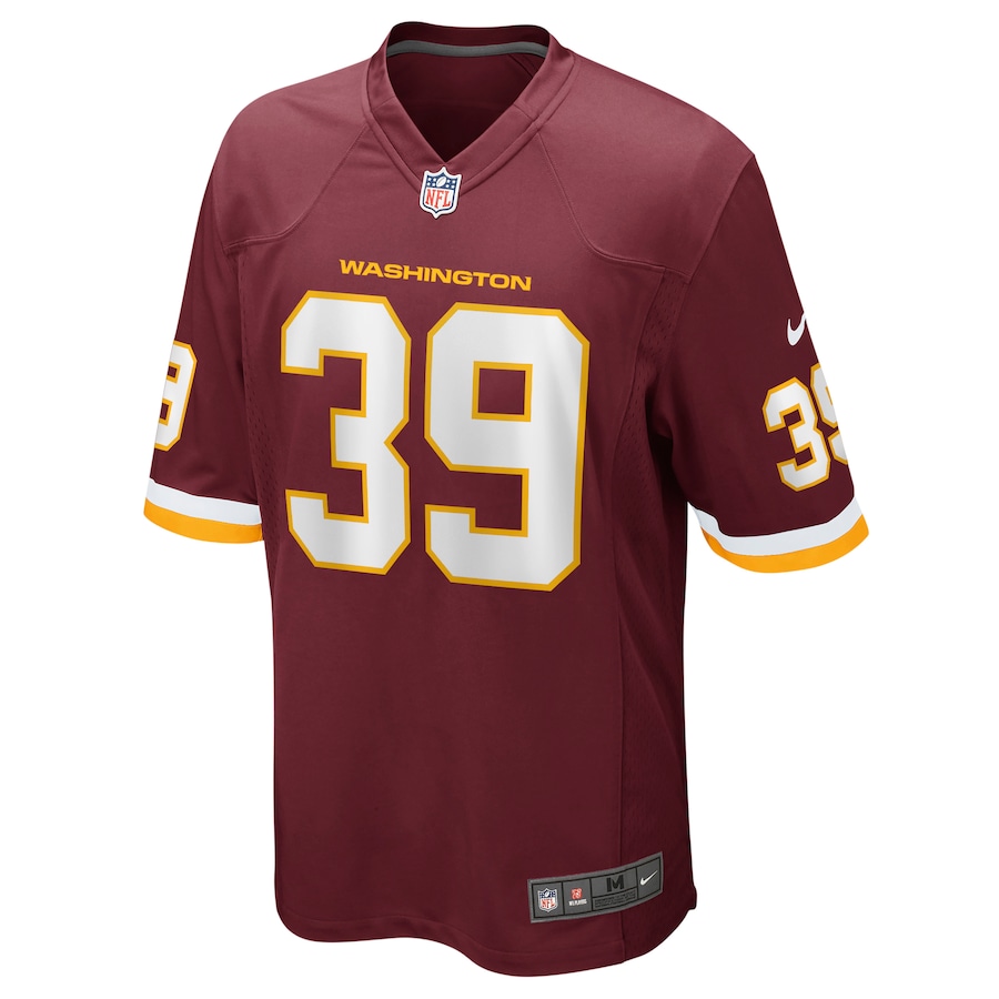 Mens Jeremy Reaves Washington Football Team Burgundy Game Player Jersey