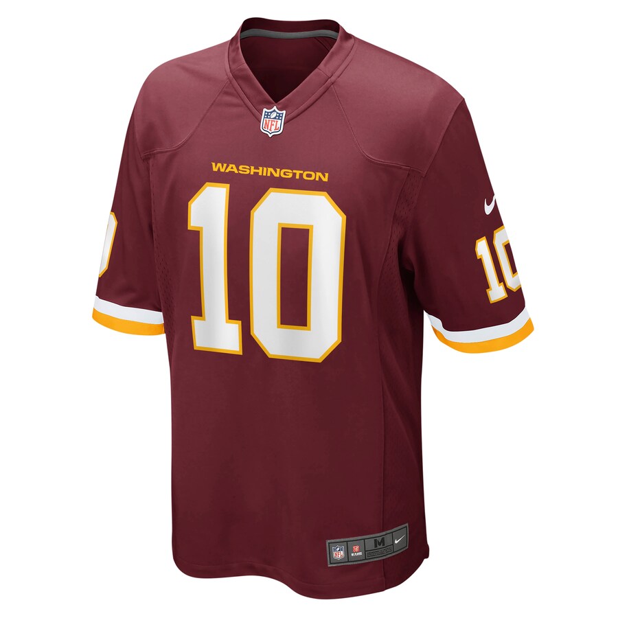 Mens Washington Football Team Curtis Samuel Burgundy Game Player Jersey