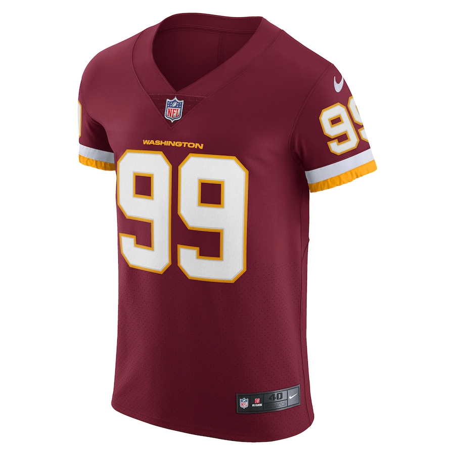 Mens Washington Football Team Chase Young Burgundy Vapor Elite Player Jersey