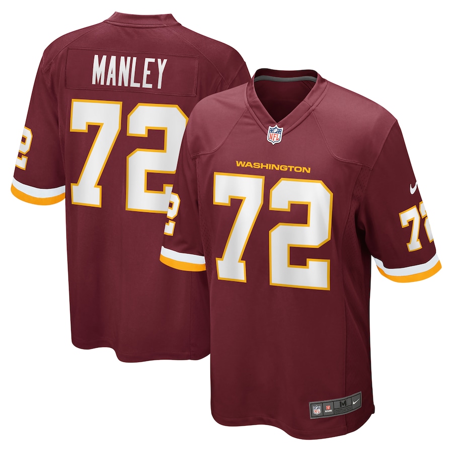 Mens Washington Football Team Dexter Manley Burgundy Retired Player Jersey