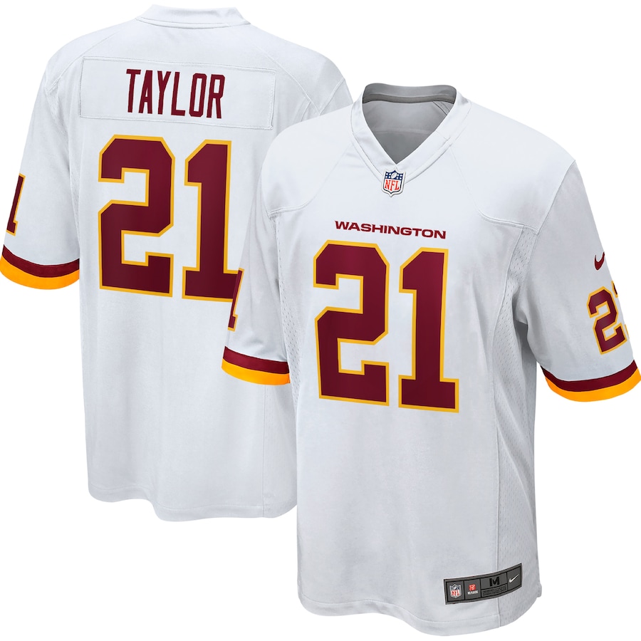 Mens Washington Football Team Sean Taylor White Retired Player Team Game Jersey