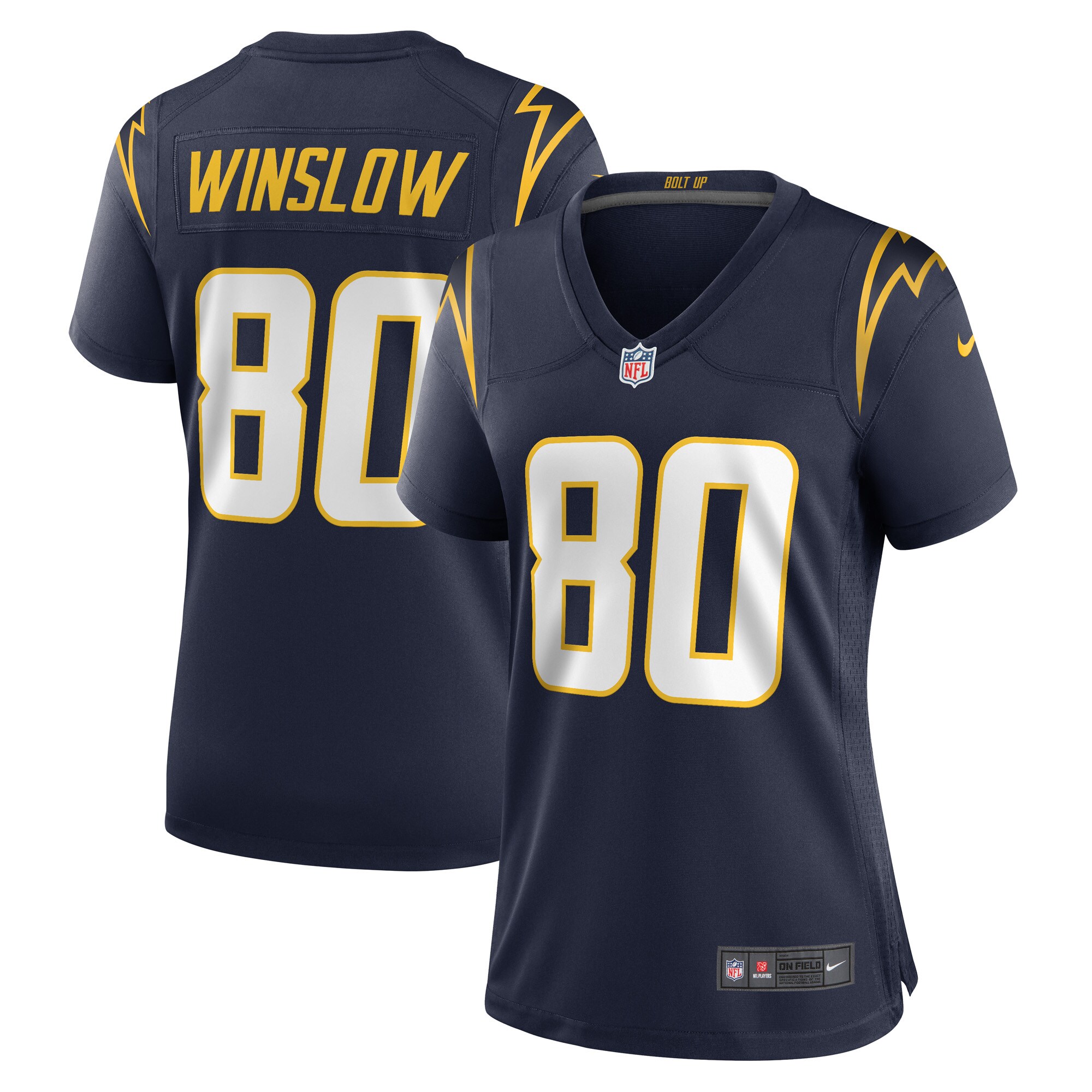 Kellen Winslow Los Angeles Chargers Women's Retired Player Jersey - Navy