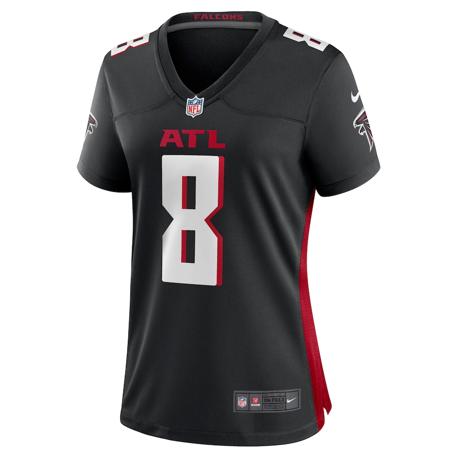 Womens Atlanta Falcons Kyle Pitts Black 2021 Draft First Round Pick Player Game Jersey