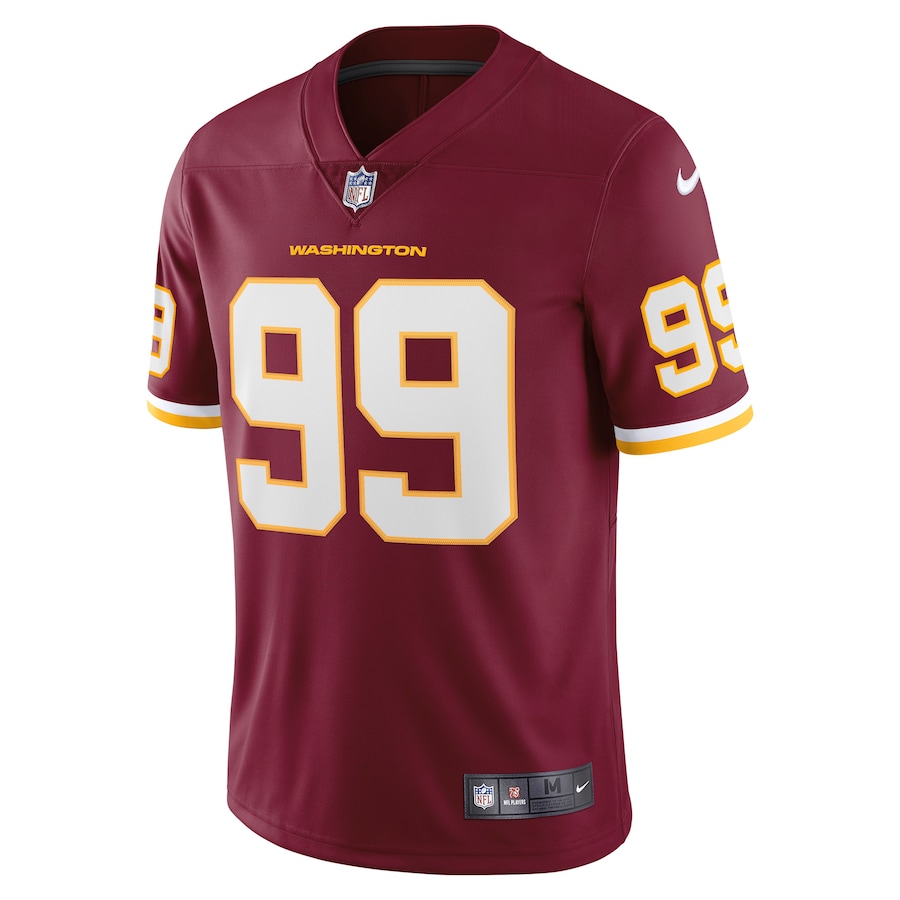 Mens Washington Football Team Chase Young Burgundy Vapor Limited Jersey