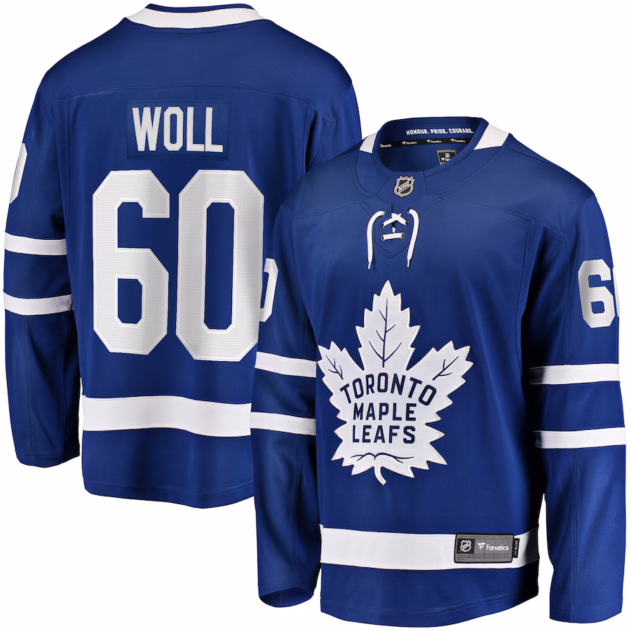 Joseph Woll Toronto Maple Leafs Fanatics Home Premier Breakaway Player Jersey - Blue