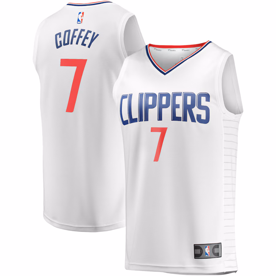 Amir Coffey LA Clippers Fanatics Fast Break Player Jersey - Association Edition - White