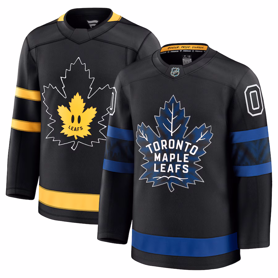 Toronto Maple Leafs x drew house Fanatics Alternate Premium Custom Jersey - Black