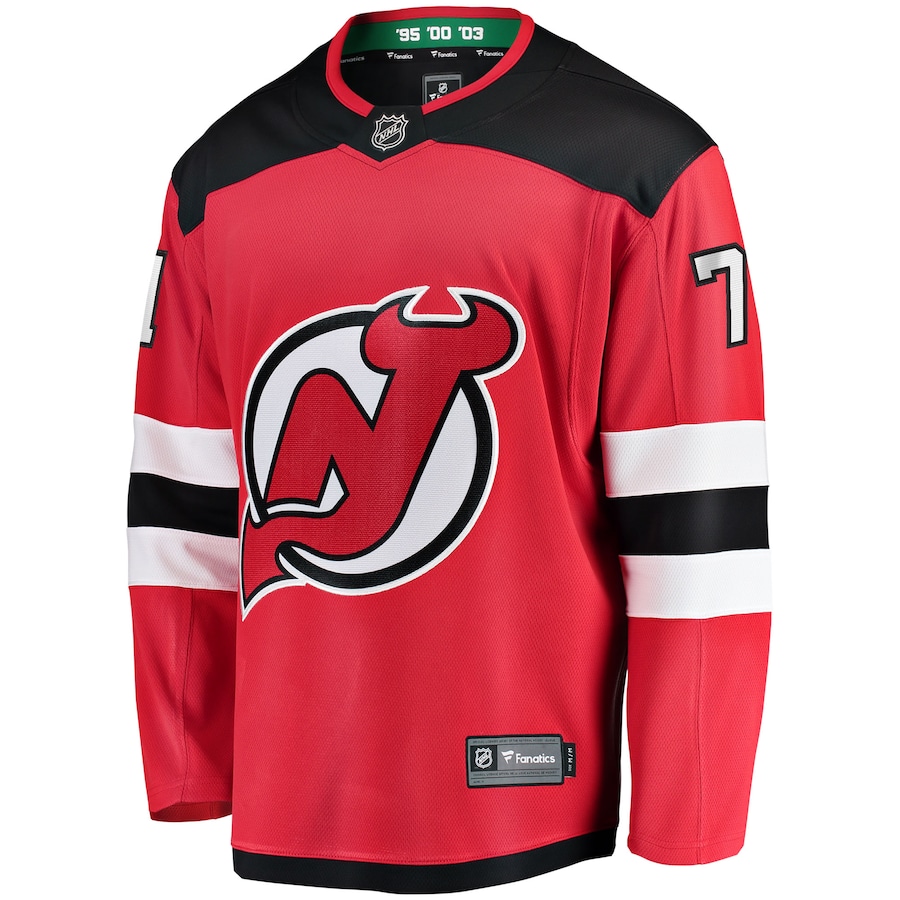 Jonas Siegenthaler New Jersey Devils Fanatics Home Breakaway Player Jersey - Red
