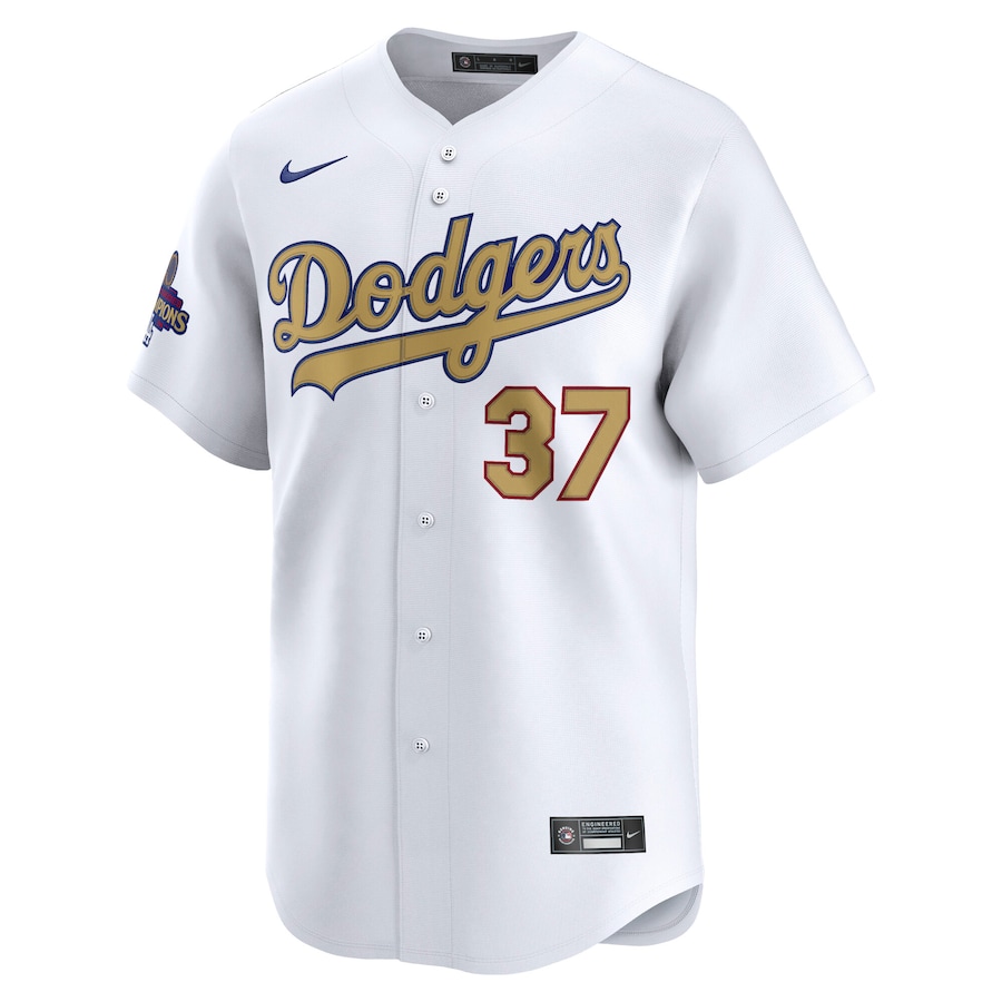 Teoscar Hernandez Los Angeles Dodgers Nike 2025 Gold Collection Limited Jersey – White