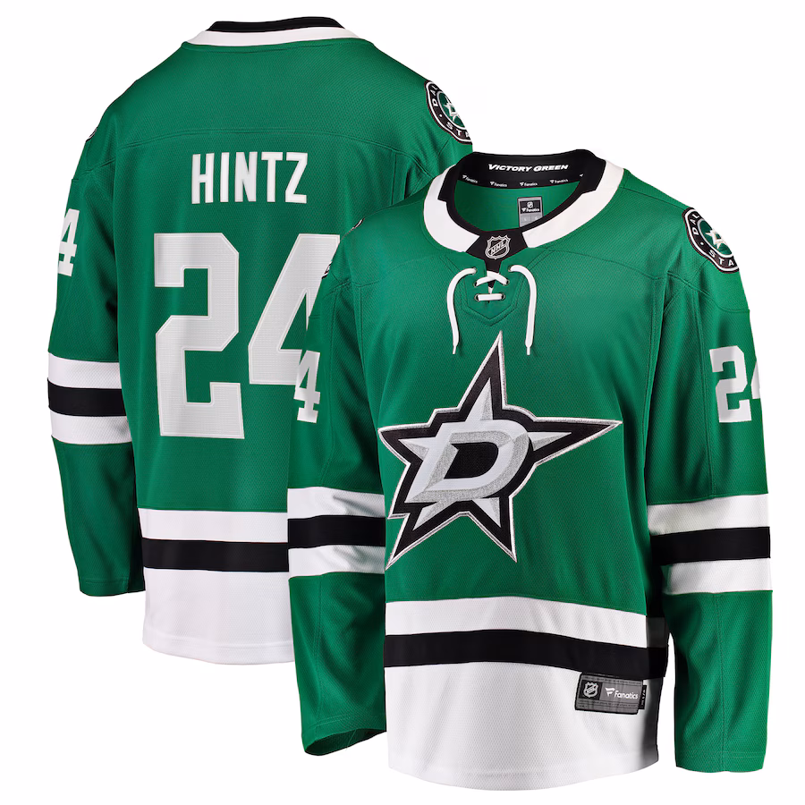 Roope Hintz Dallas Stars Fanatics Home Breakaway Player Jersey - Kelly Green