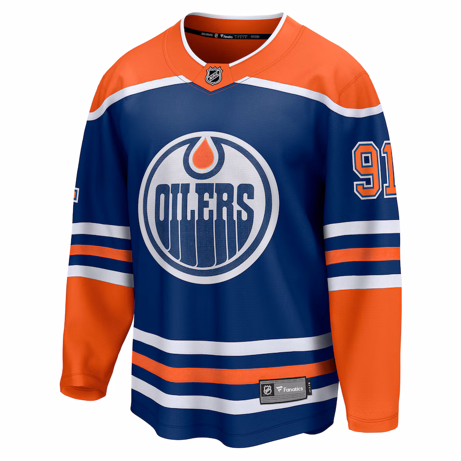 Evander Kane Edmonton Oilers Fanatics Home Breakaway Player Jersey - Royal