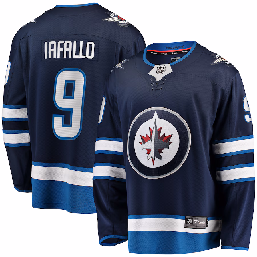 Alex Iafallo Winnipeg Jets Fanatics Home Premier Breakaway Player Jersey - Navy