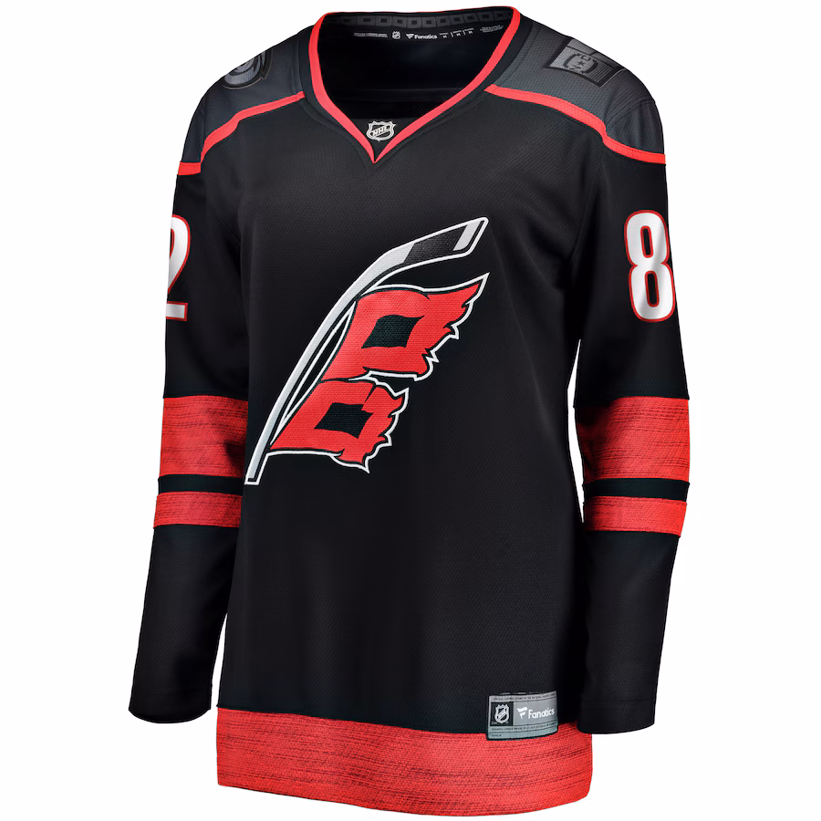 Jesperi Kotkaniemi Carolina Hurricanes Fanatics Women's Home Breakaway Player Jersey - Black