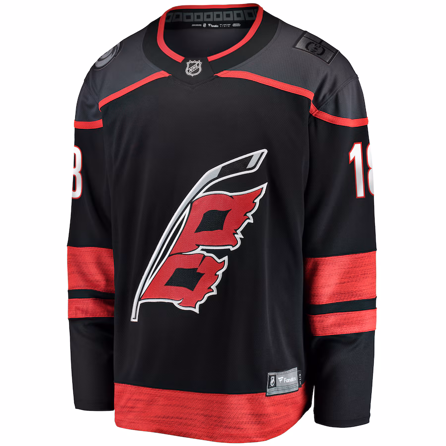 Jack Drury Carolina Hurricanes Fanatics Home Premier Breakaway Player Jersey - Black