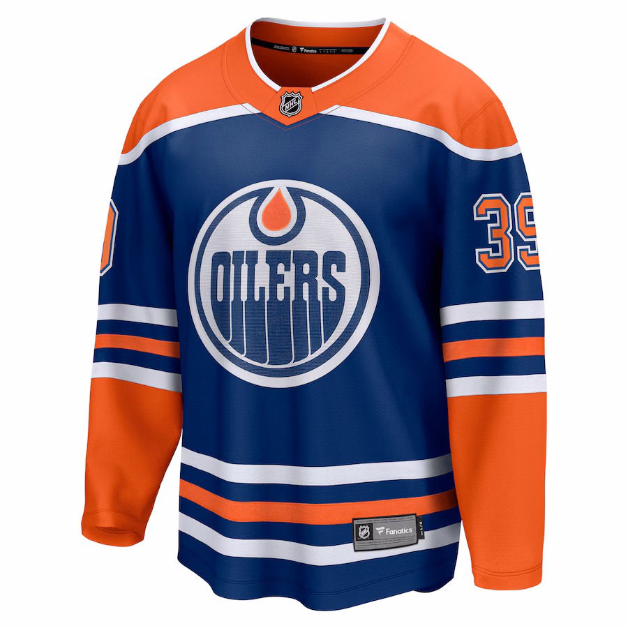 Sam Carrick Edmonton Oilers Fanatics Home Premier Breakaway Player Jersey - Royal