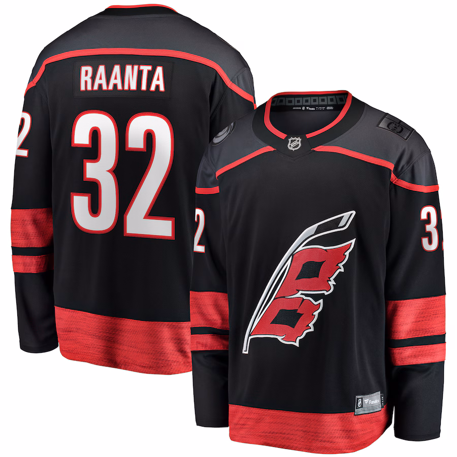 Antti Raanta Carolina Hurricanes Fanatics Home Breakaway Player Jersey - Black