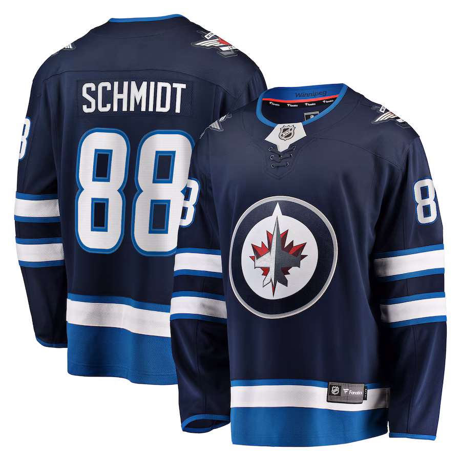 Nate Schmidt Winnipeg Jets Fanatics Home Premier Breakaway Player Jersey - Navy