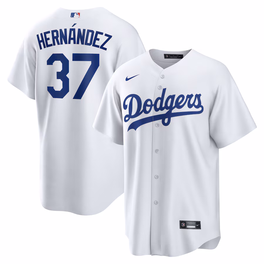 Teoscar Hernandez Los Angeles Dodgers Nike Home Replica Jersey - White