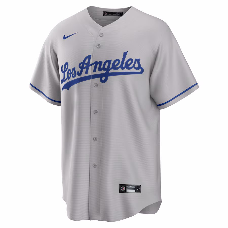 Clayton Kershaw Los Angeles Dodgers Nike Road Replica Player Name Jersey - Gray