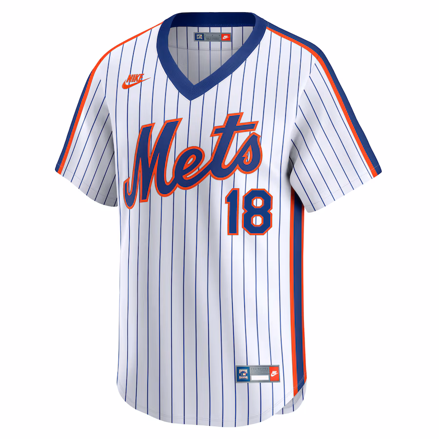 Darryl Strawberry New York Mets Nike Throwback Cooperstown Collection Limited Jersey - White