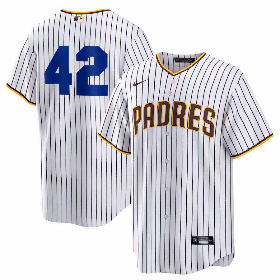 San Diego Padres Nike Home 2025 Jackie Robinson Day Replica Jersey - White