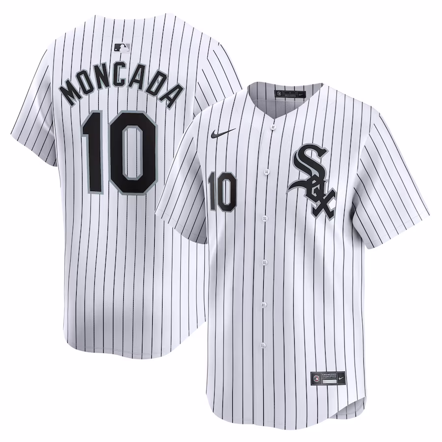 Yoan Moncada Chicago White Sox Nike Home Limited Player Jersey - White