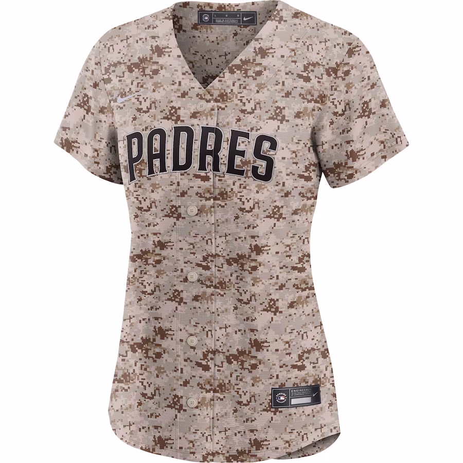 San Diego Padres Nike Women's USMC Alternate Replica Team Jersey - Camo
