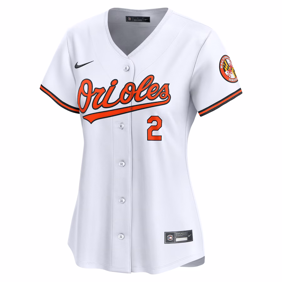Gunnar Henderson Baltimore Orioles Nike Women's Home Limited Player Jersey - White
