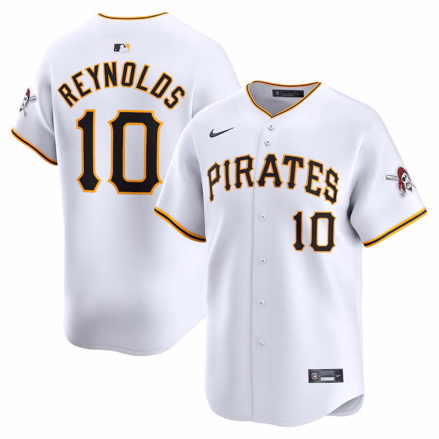 Bryan Reynolds Pittsburgh Pirates Nike Home Limited Player Jersey - White