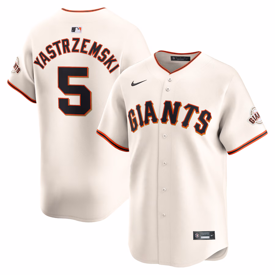 Mike Yastrzemski San Francisco Giants Nike Home Limited Player Jersey - Cream