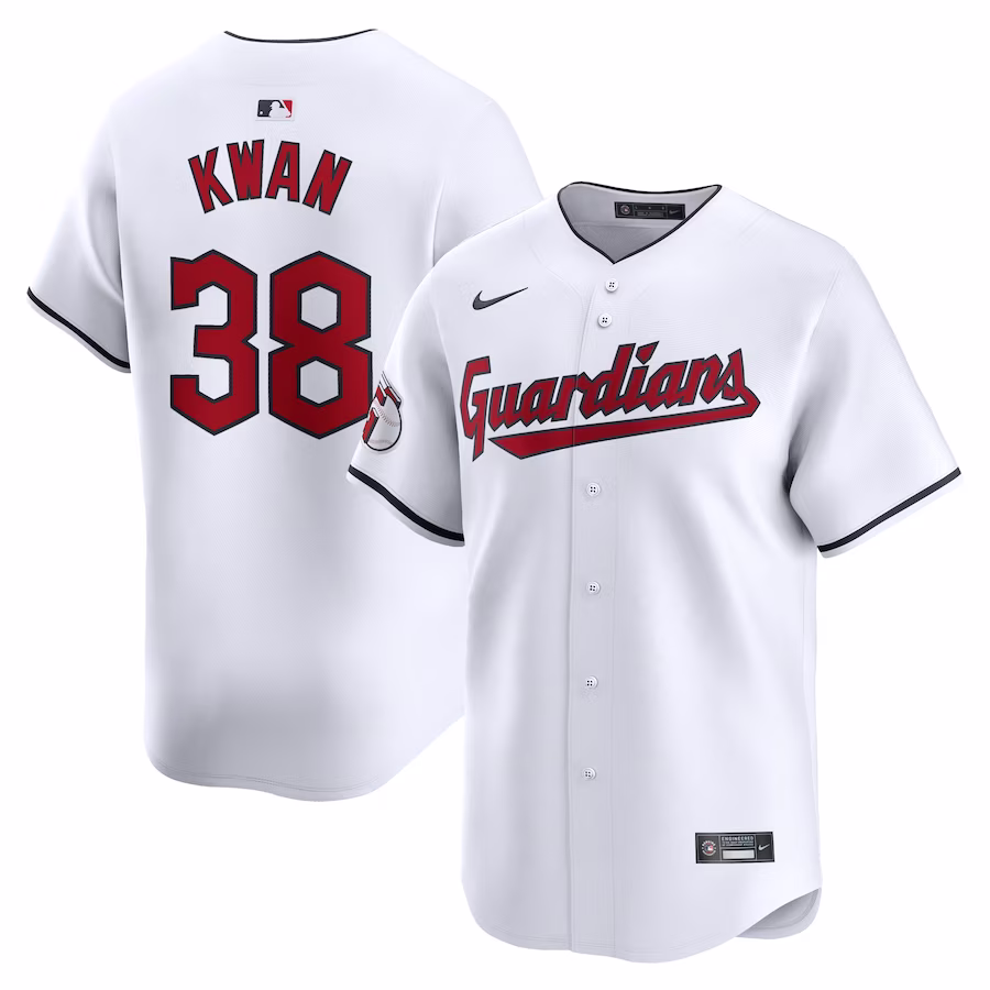 Steven Kwan Cleveland Guardians Nike Home Limited Player Jersey - White