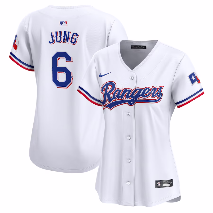 Josh Jung Texas Rangers Nike Women's Home Limited Player Jersey - White
