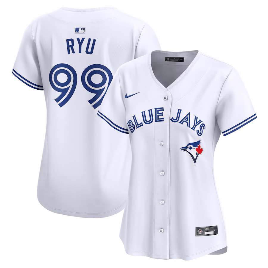 Hyun Jin Ryu Toronto Blue Jays Nike Women's Home Limited Player Jersey - White