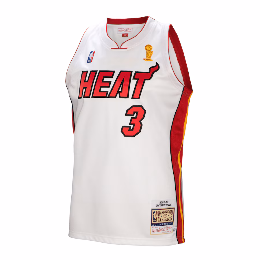 Dwyane Wade Miami Heat Mitchell & Ness 2005-06 Authentic Player Jersey - White