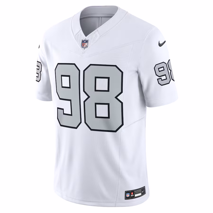 Maxx Crosby Las Vegas Raiders Nike Vapor F.U.S.E. Limited Jersey - White