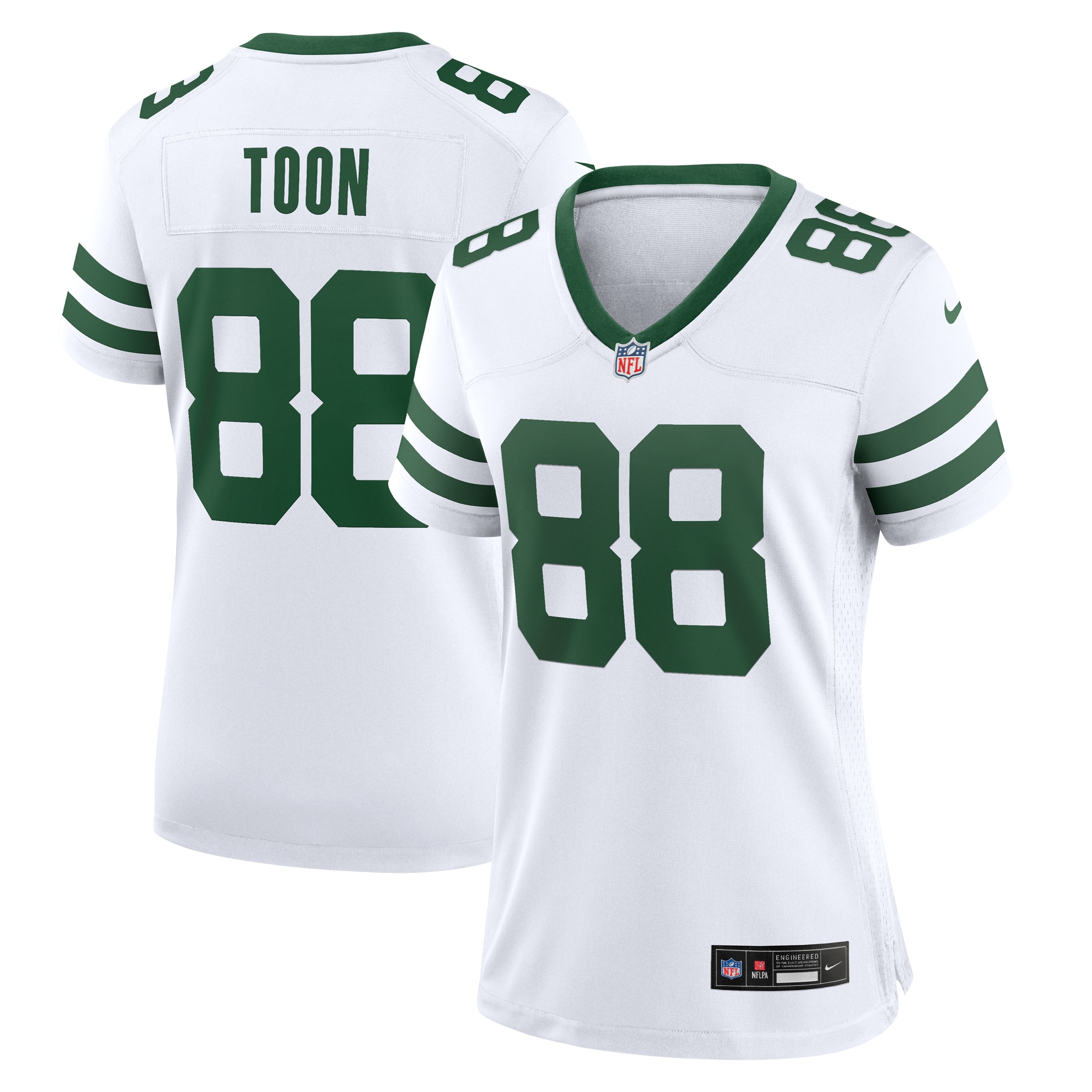 Al Toon New York Jets Women's Legacy Retired Player Game Jersey - White
