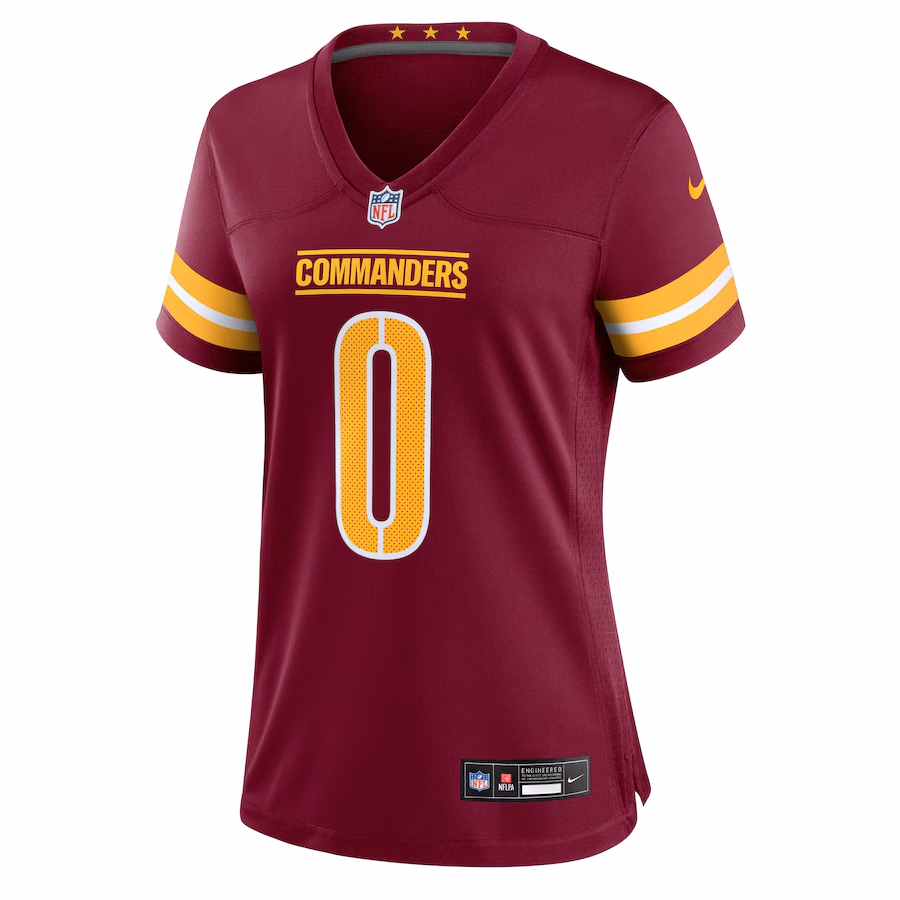 Mike Sainristil Washington Commanders Nike Women's Game Jersey - Burgundy